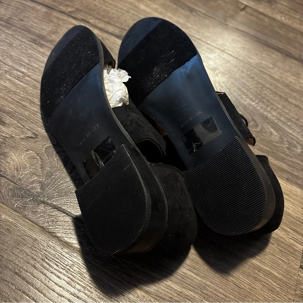 Elegant Black Oxford Sandals - Picture 5 of 6